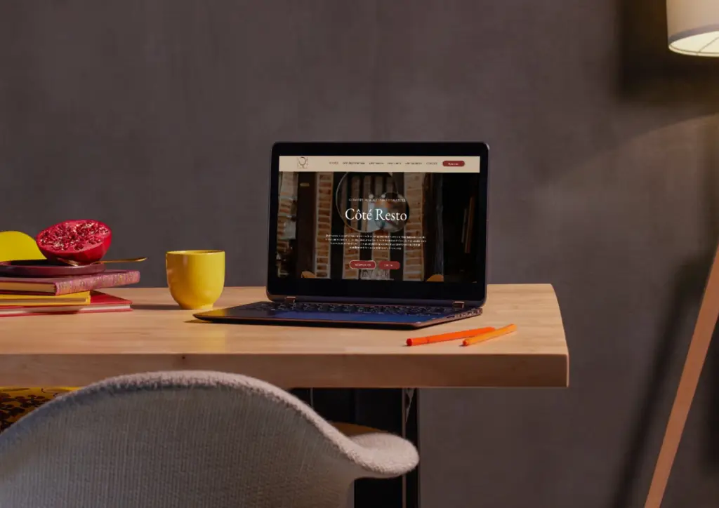 Création de site internet à Honfleur : Restaurant Côté Resto par Alina Sova